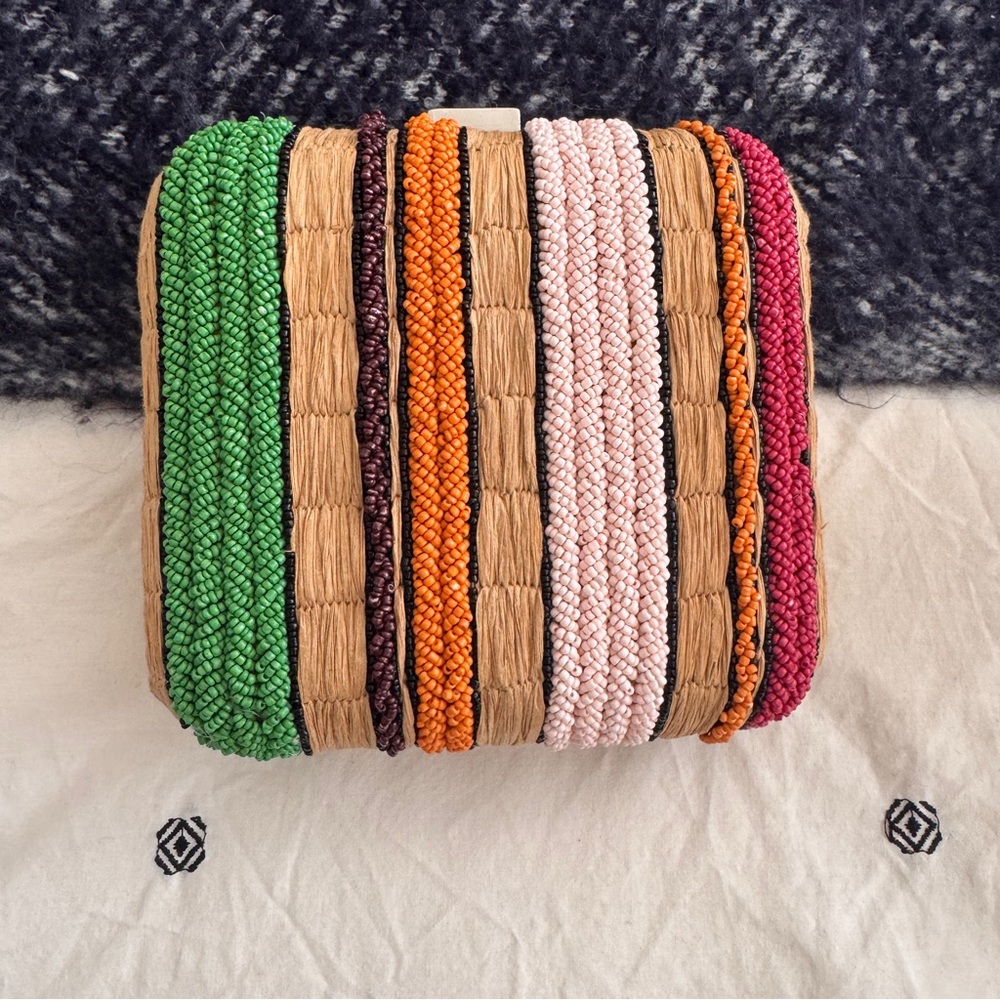 Zara beaded box clutch